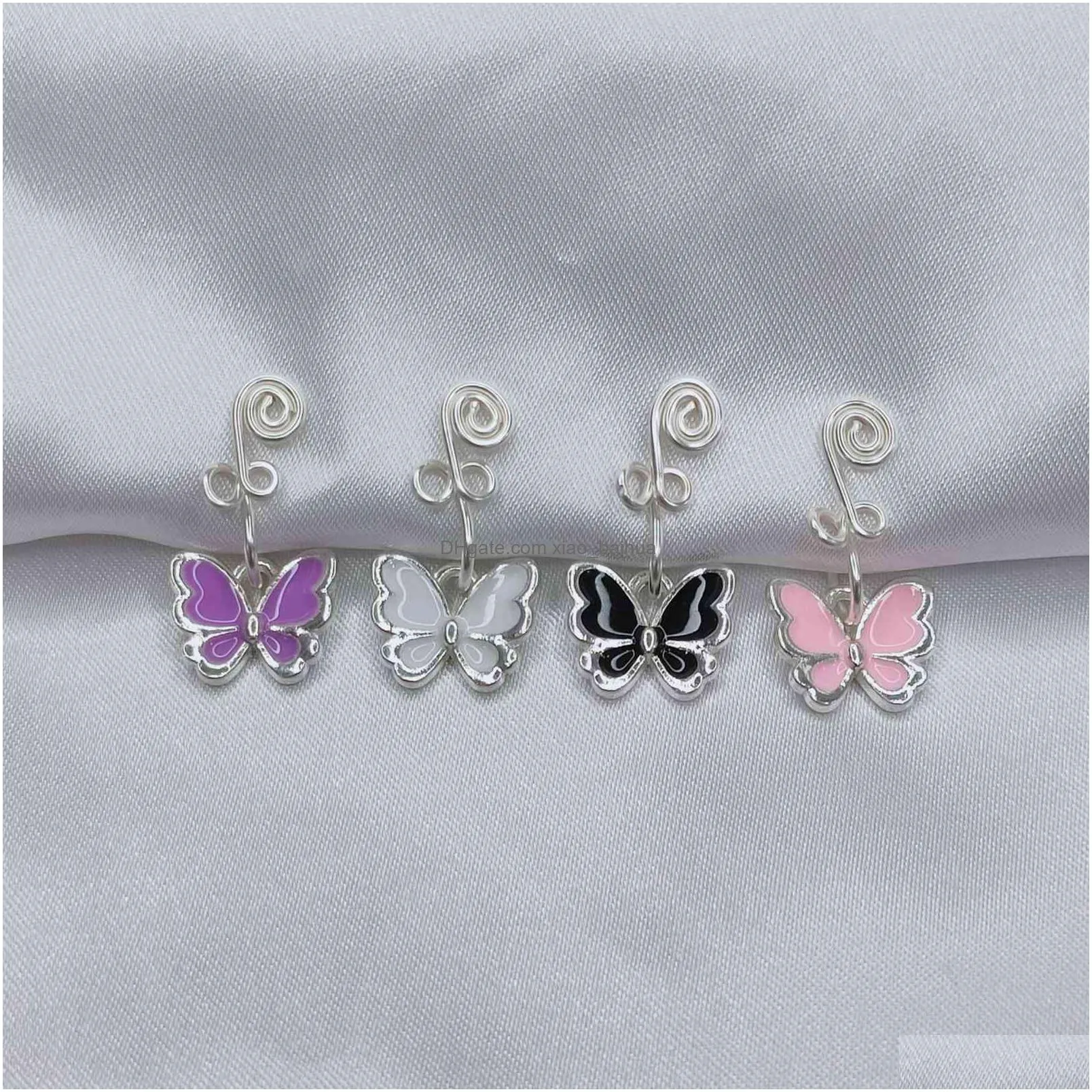 butterfly nose cuff non piercing fake nose rings african nose cuff non piercing for women