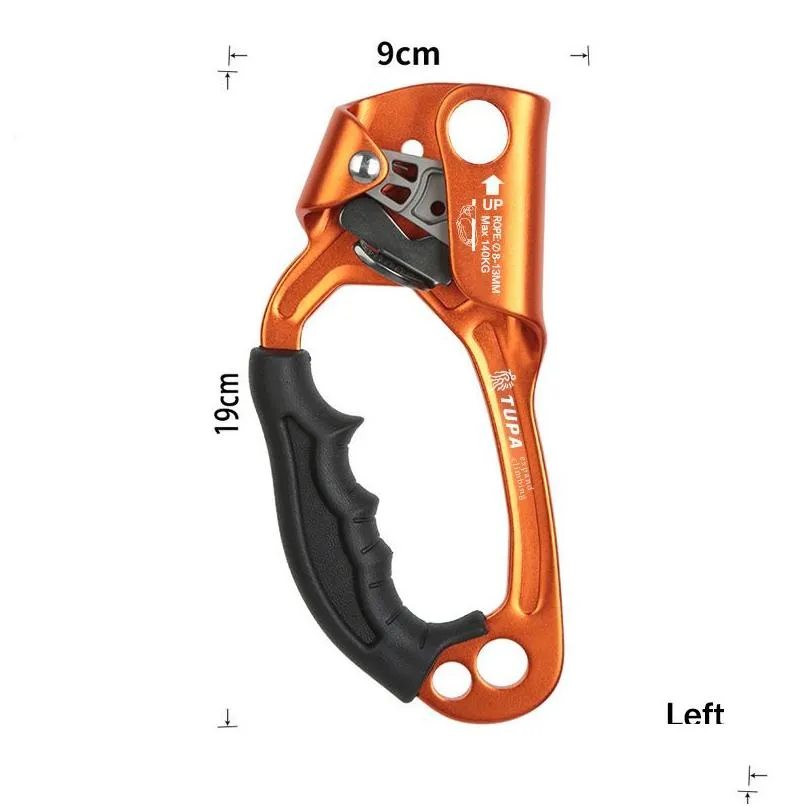 Cords, Slings And Webbing Cords Outdoor Rock Climbing Srt Professional Hand Ascender Device Mountaineer Handle Left Right Rope Drop De Dhxt8