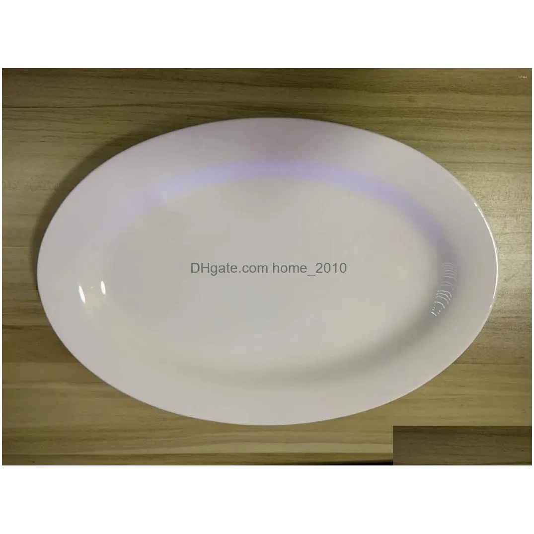 plates vegetable plate household bone white porcelain ceramic dining combination set pure deep