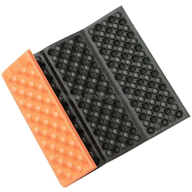 4-zone camping folding mat xpe foam pad moisture-proof elasticity cushion travel hiking picnic anti-dirty seat outdoor tool