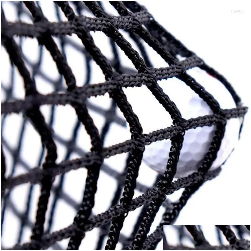 Golf Training Aids Sports Practice Net Ball Hitting Netting High Heavy Duty Containment Drop Delivery Dhmck