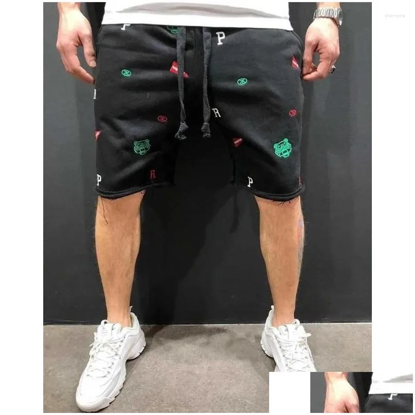 Running Shorts 2024 Spring Summer Men Outdoor Jogger Sports Short Pants Cotton Embroider Men`s Sweatpants Training Clothing