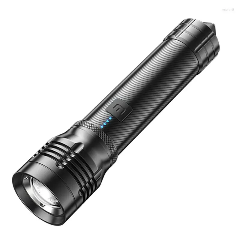 Flashlights Torches Powerful Strong Light High-Power Rechargeable Highlight Outdoor Portable Lighting LED