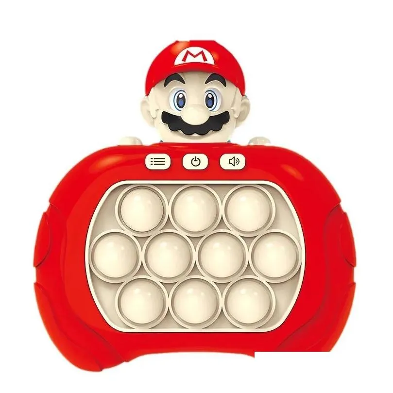 Push Game Machine  Electronic Pushit Pro Super Bubble  Game Light Push Up Antistress Fidget Toys for Kids Adult Christmas Gift