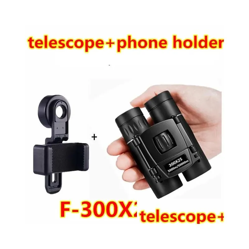 Telescope & Binoculars Binocars 800X25 Hd Powerf 5000M50000M Long Range Folding Mini Bak4 Fmc Optics For Hunting Outdoor Cam Sports 23 Dhnc9