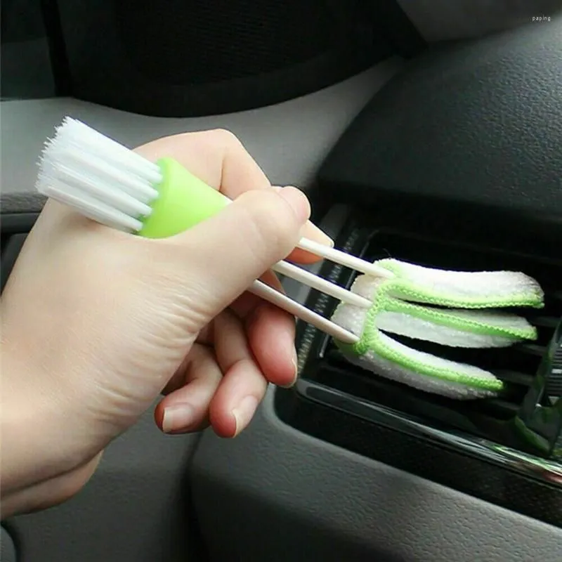 Car Sponge Interior Detailing Brushes Set Dirt Dust Clean Brush Motorcycle Leather Dashboard Care Tools