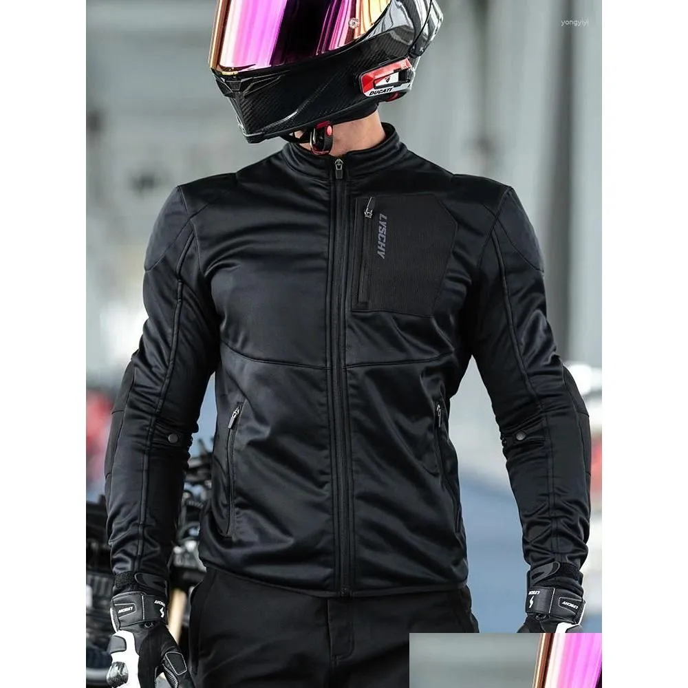 Cycling Gloves Lei Wing Suit Men`s Four Seasons Motorcycle CE2 Protector Anti Drop Windproof Racing Reflective Knight