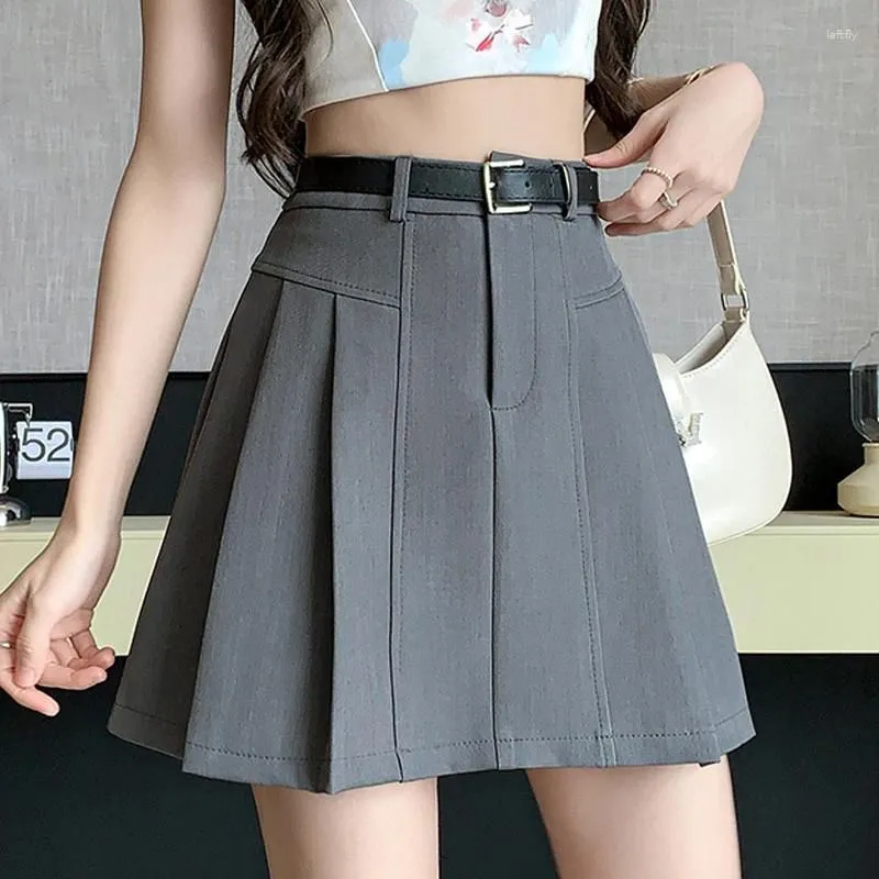 Skirts Sexy Women Pleated Mini High Waist Spring Summer Vintage A-Line Korean Tennis Student Designed Dance