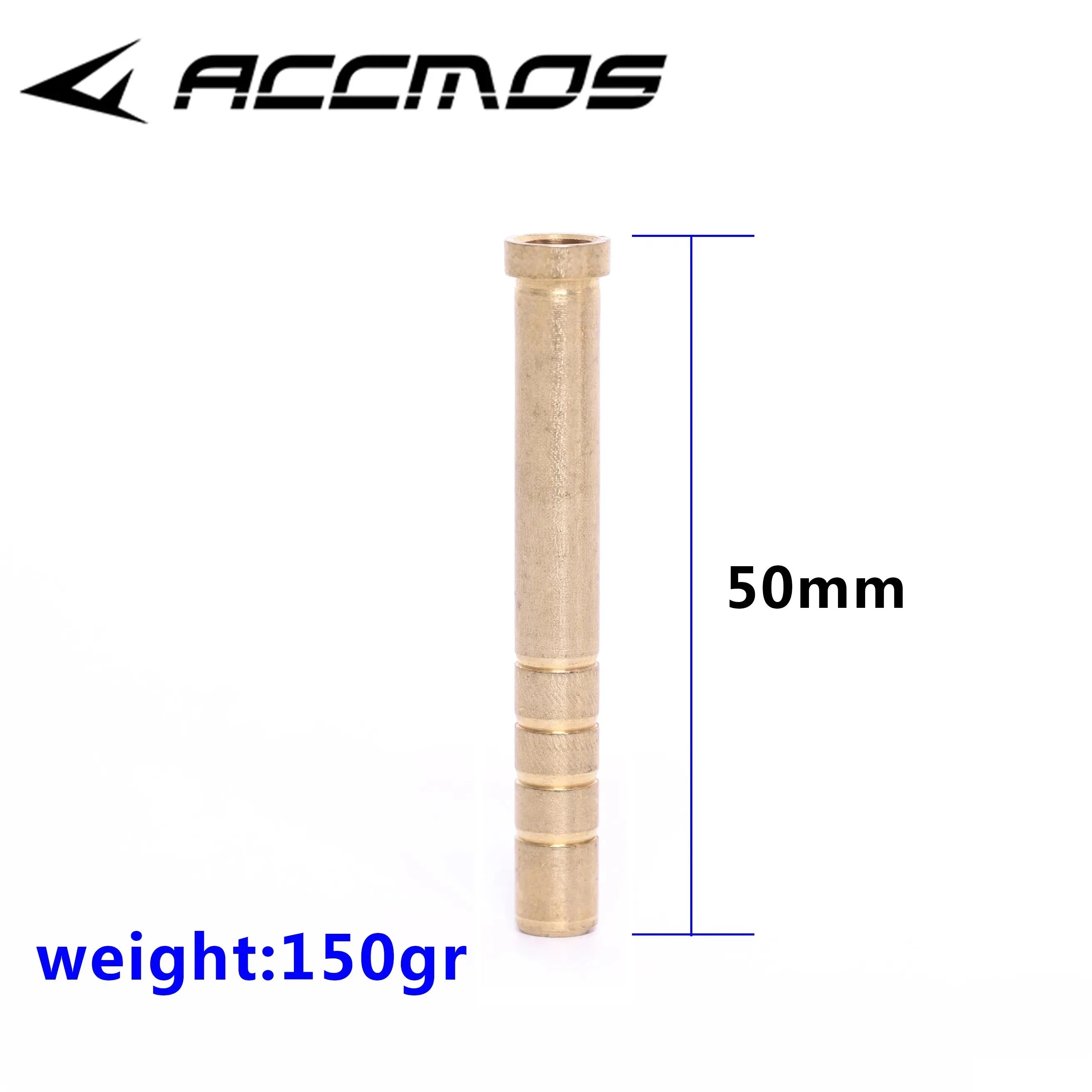 Equipment 24pcs Copper Insert Arrow Fit ID 6.2 mm Carbon Fiberglass Arrows Shaft Archery DIY For Hunting 37grain /50grain