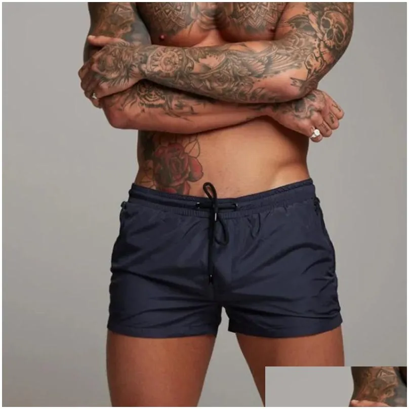 2024 Mens Swimsuit Sexy Swimwear Men Swimming Shorts Men Briefs Beach Shorts Sports Suits Surf Board Shorts Men Swim Trunks 240325