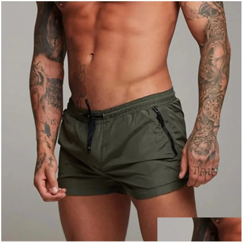 2024 Mens Swimsuit Sexy Swimwear Men Swimming Shorts Men Briefs Beach Shorts Sports Suits Surf Board Shorts Men Swim Trunks 240325