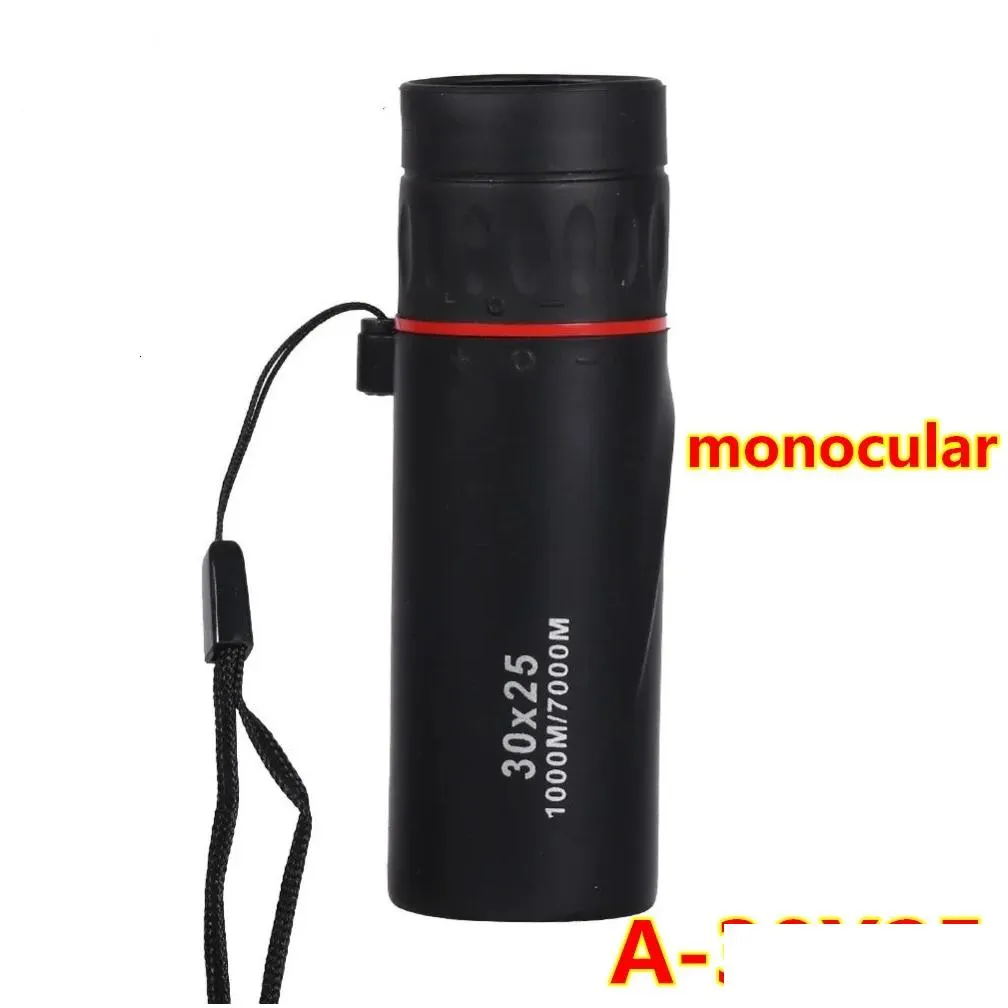 Telescope & Binoculars Binocars 800X25 Hd Powerf 5000M50000M Long Range Folding Mini Bak4 Fmc Optics For Hunting Outdoor Cam Sports 23 Dhnc9