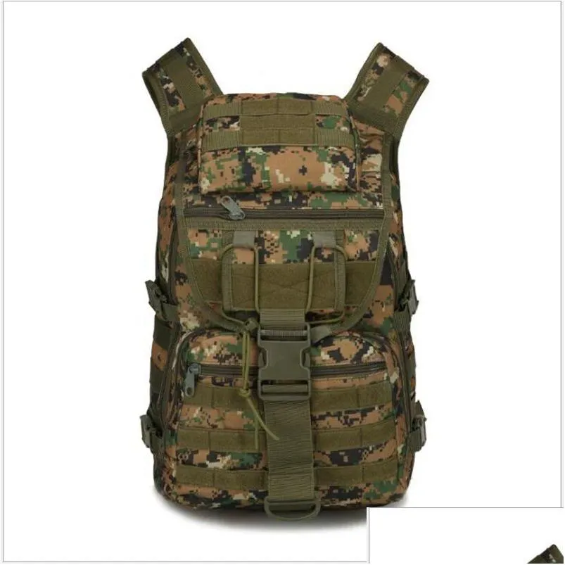Bags 40L Military Tactical Army Backpack Men Outdoor Climbing Hiking Travel Camping Sport Backpack Camouflage Survival Molle Backapck