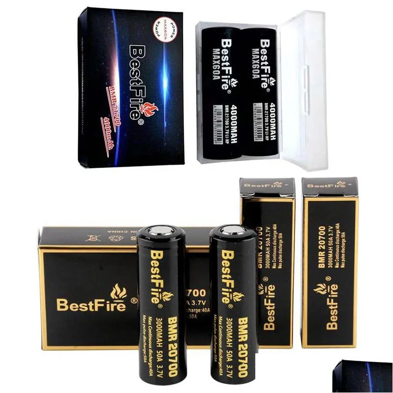 Original BestFire BMR IMR 21700 4000mAh 60A 20700 3000mAh 50A Battery Rechargeable Lithium Batteries In Stock 100% Authentic