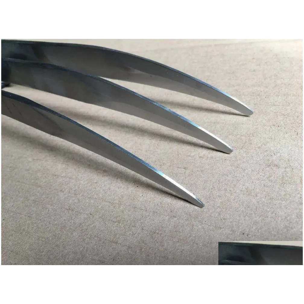 Equipment High Quality A Pair/1pcs X Man Steel Wolverine Claws Of Refinement Cosplay Props Halloween Xmen Superhero Cosplay Gift 27cm