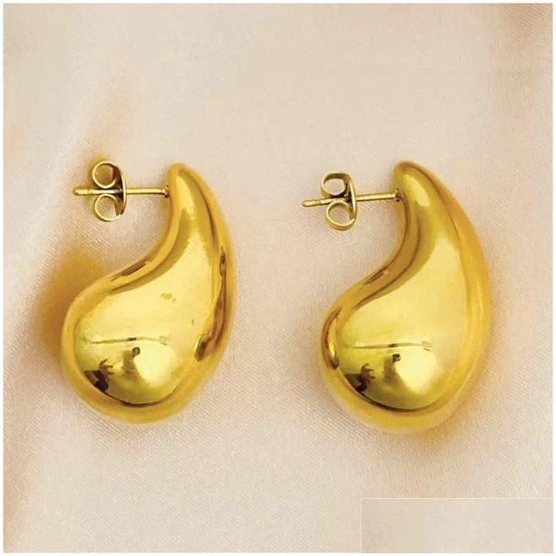 female fashion hollow drip stud earrings ladies niche design summer temperament gold earring jewelry gift accessories