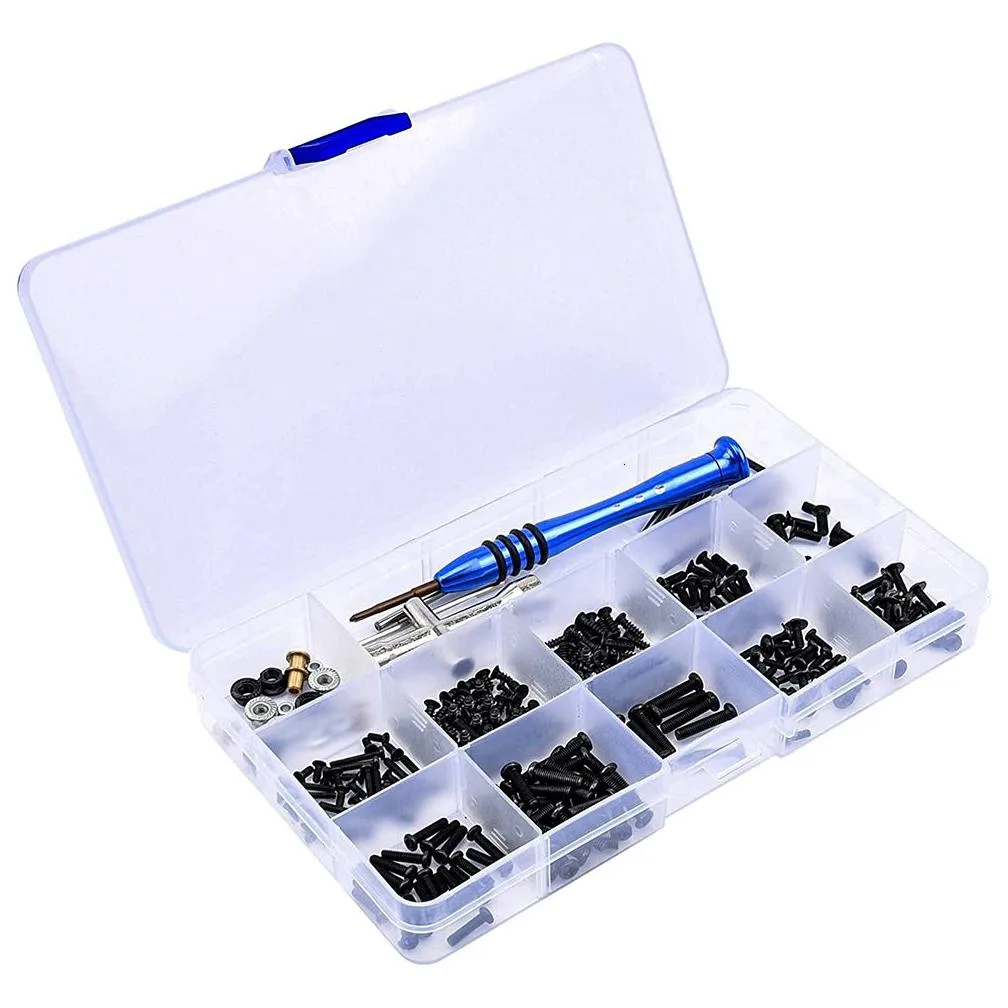 Parts Accessories 316pcs RC Car Tools Screws Box Kit Set M2 M2 5 M3 Repair Supplies for Wltoys 1 14 144001 230710