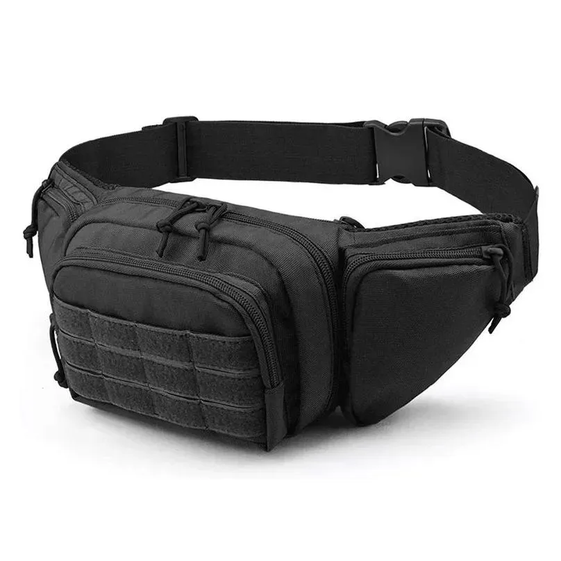 Hand Tools 1Pc Tactical Range Bag Waist Pack Nylon Hiking Phone Pouch Waterproof Sports Army Military Hunting Cam Belt With Drop Deliv Dhdur