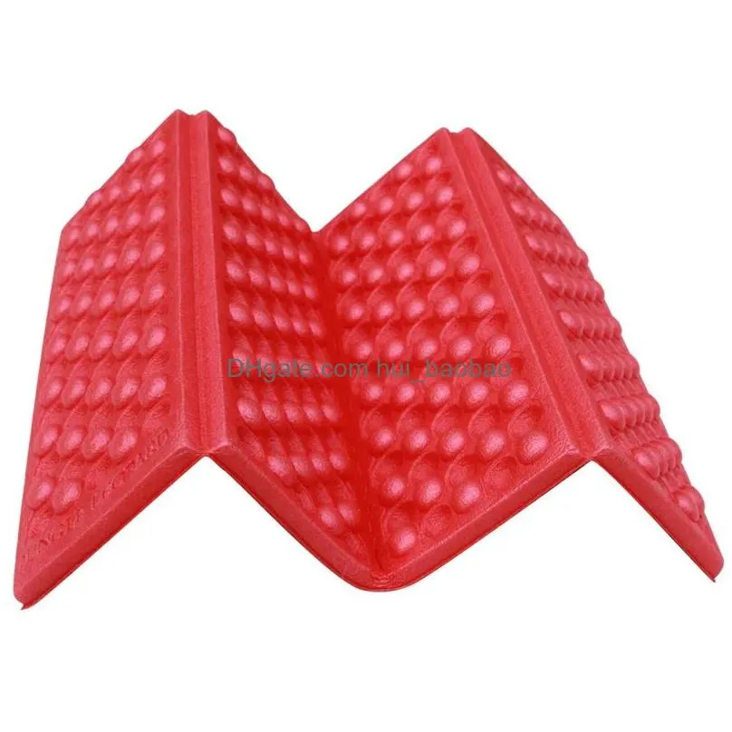4-zone camping folding mat xpe foam pad moisture-proof elasticity cushion travel hiking picnic anti-dirty seat outdoor tool
