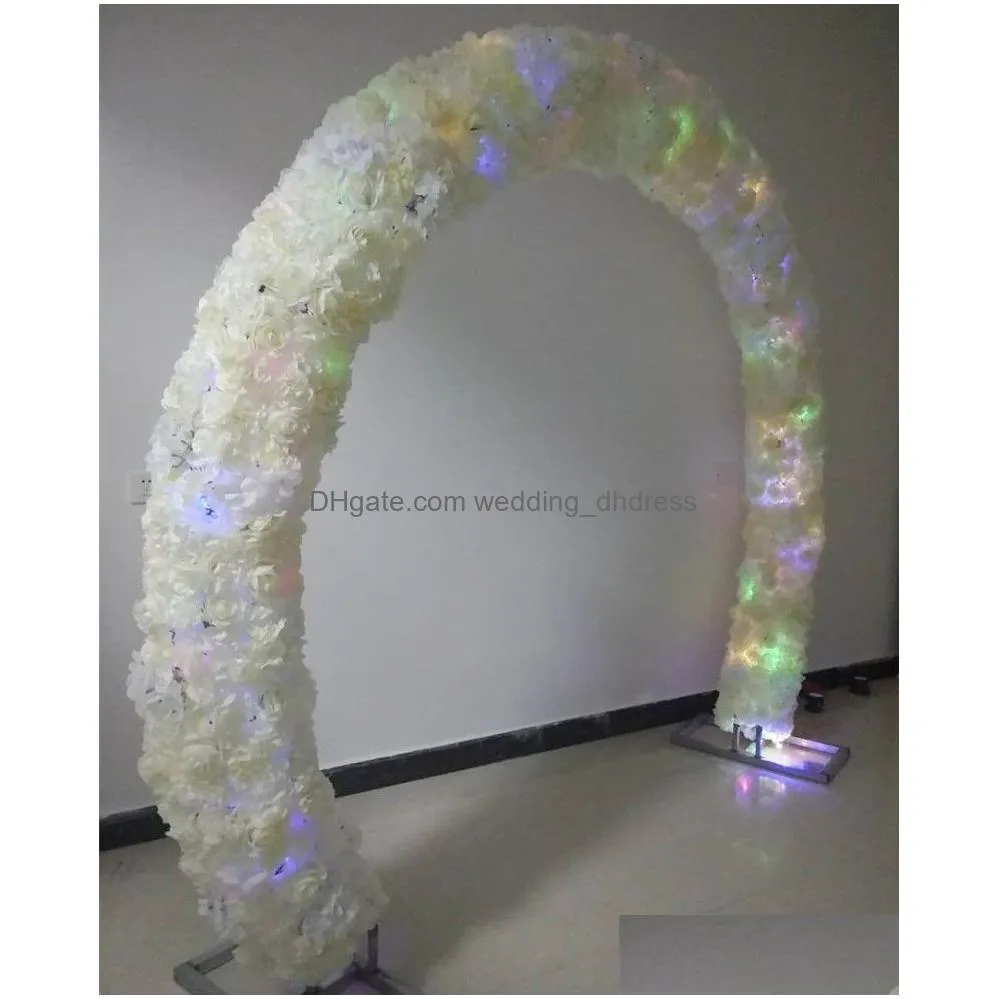 20x 50cm wedding decoration arch flower rows party aisle decorative road cited centerpieces supplies 10pcs3204337