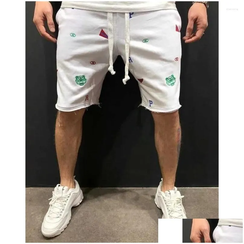 Running Shorts 2024 Spring Summer Men Outdoor Jogger Sports Short Pants Cotton Embroider Men`s Sweatpants Training Clothing