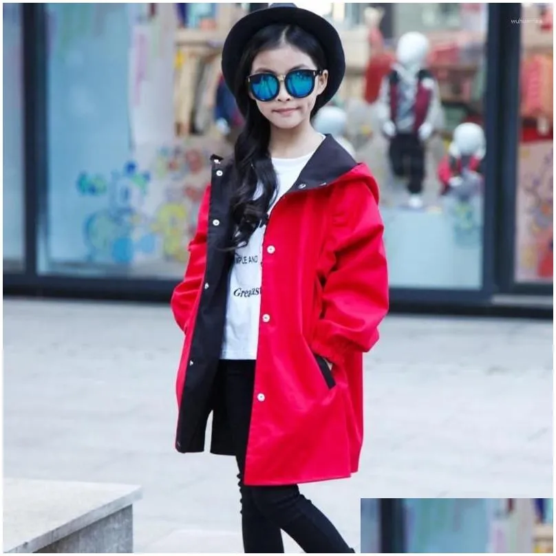 Jackets Fashion Spring Autumn Winter Baby Girls Clothes Casual Windbreaker Coats Kids Outerwear Hoody Windproof