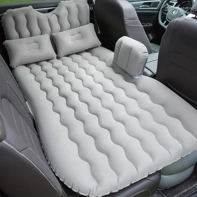 Interior Accessories Car Air Inflatable Travel Mattress Bed Universal For Back Seat Multi Functional Sofa Pillow Outdoor Camping Mat