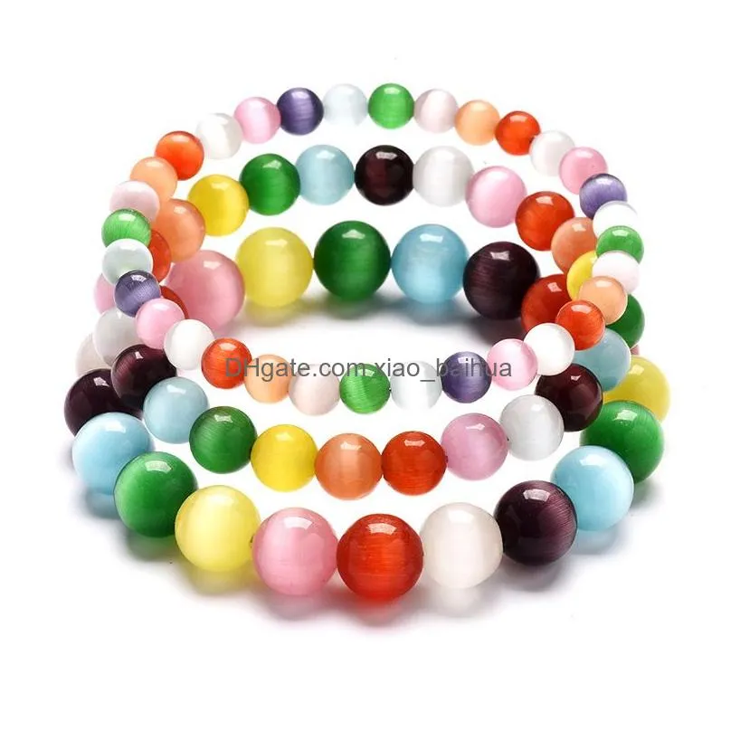mode bijoux colore bracelet opale mode femmes perles a la main achat specialbracelets bracelets