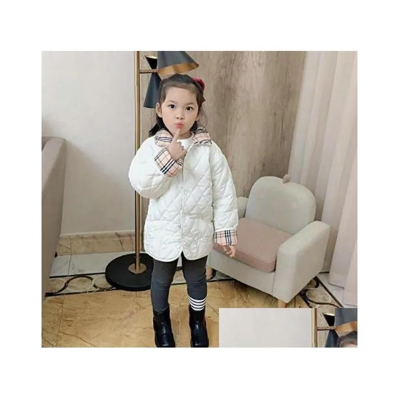 new children`s Autumn Winter jackets Boy Outwear Girls Two-sided Coat Fashion jacket Baby Clothes Children Clothing A02