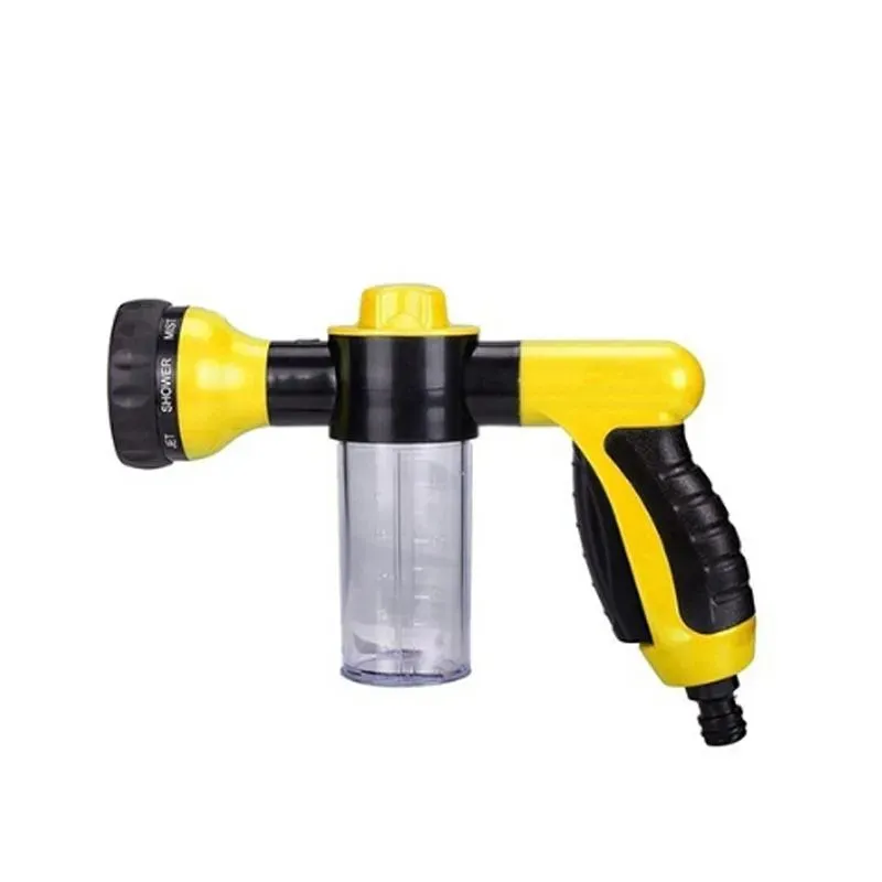 Water Gun Hose Nozzle Car Washer Garden Watering  Spray High Pressure Sprinkler Foam Lance Automobiles Cleaning Tool