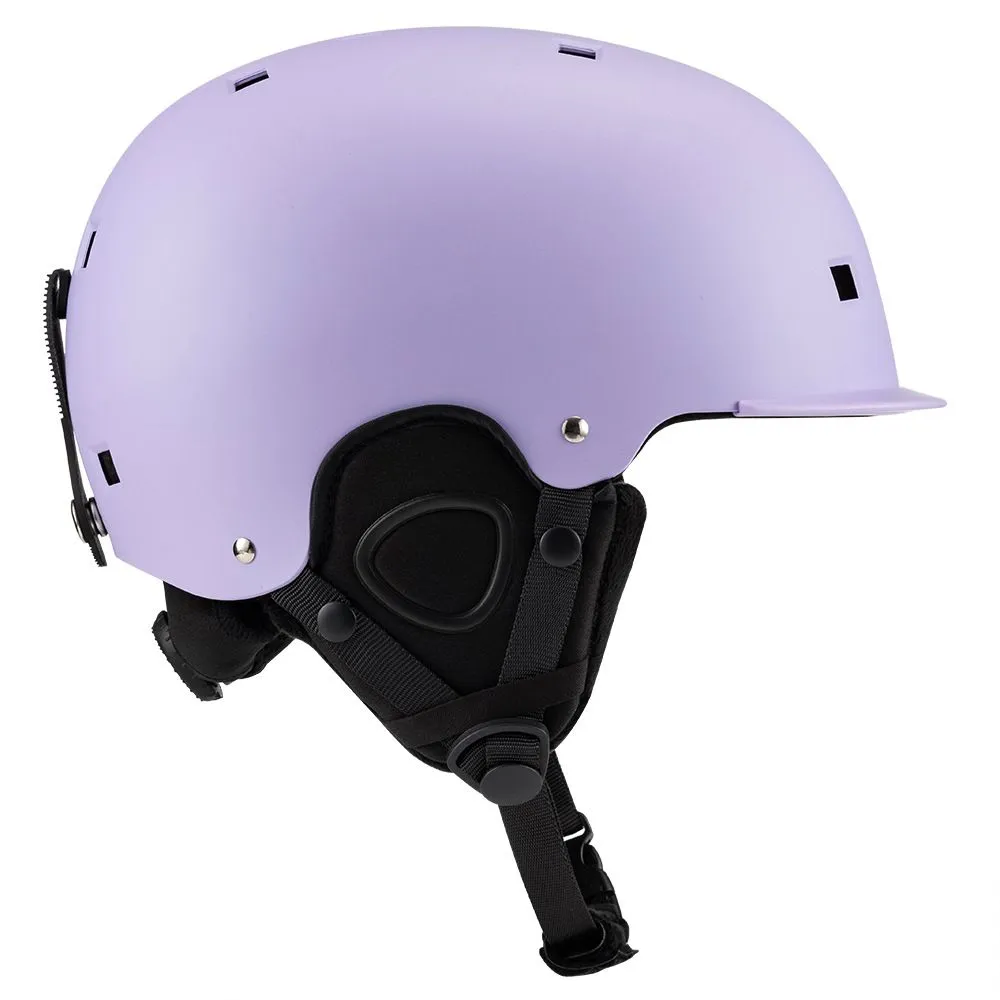 The new ski helmet with small brim keeps warm, comfortable and breathable PF