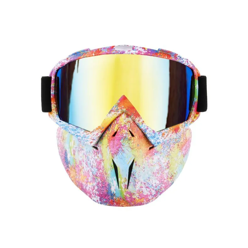 Ski Snowboard Glasses Face Mask Snow Snowmobile Goggles skiing Windproof Motocross Sunglasses Outdoor Eye