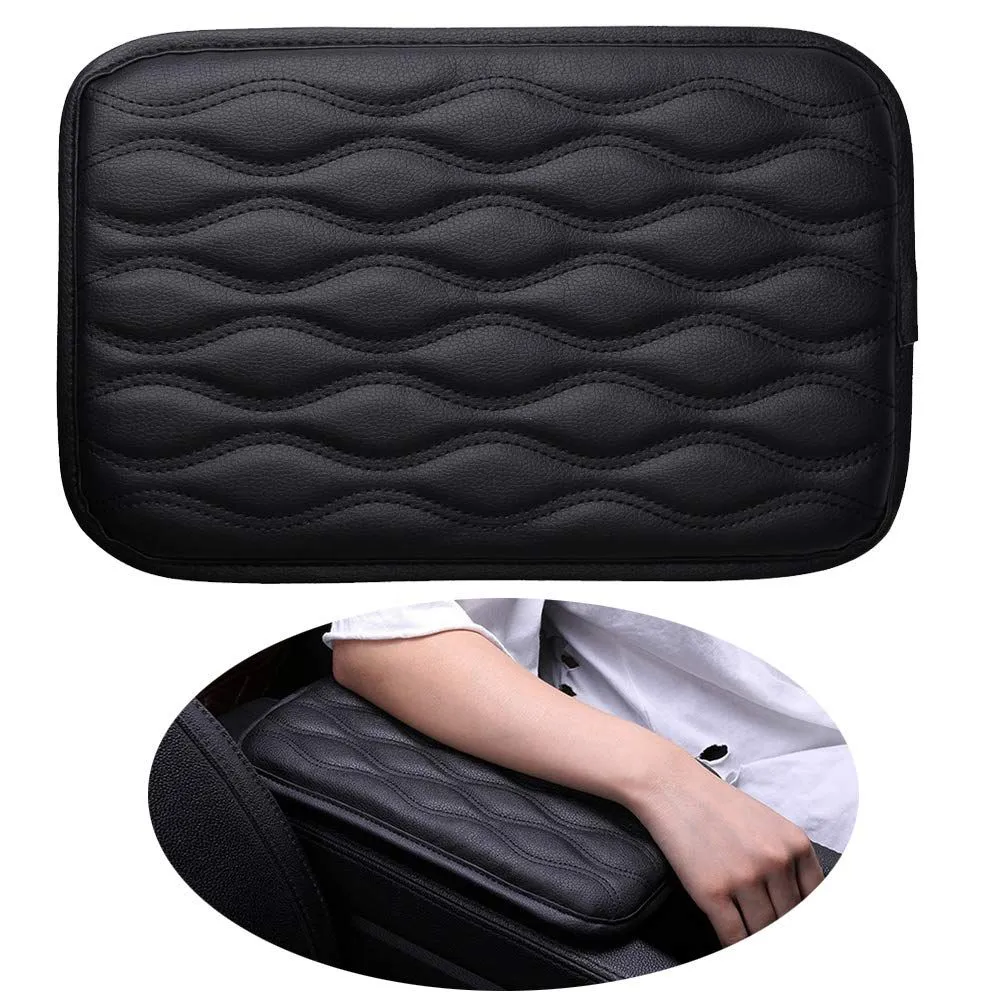 Center Console Pad Black Car Armrest Pad Car Armrest Seat Box Cover Protector for Most Vehicle SUV Truck Car2095218