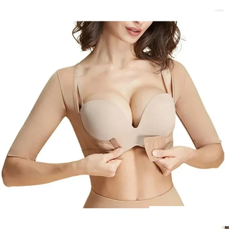 Women`s Shapers Corset Slimming Supportive Bra Side Breast Control Shaping Back Beauty Top With Chest Support Shaper Intimates