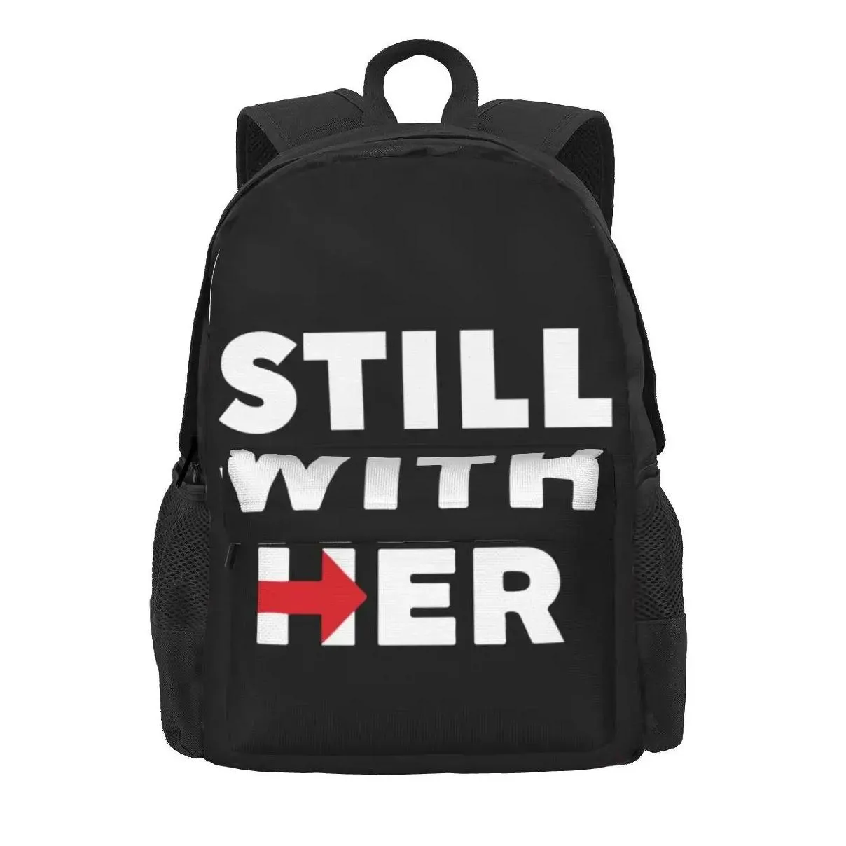 Bags Still With Her Backpack Student Trump Print Backpacks Polyester Modern School Bags Outdoor Design Rucksack