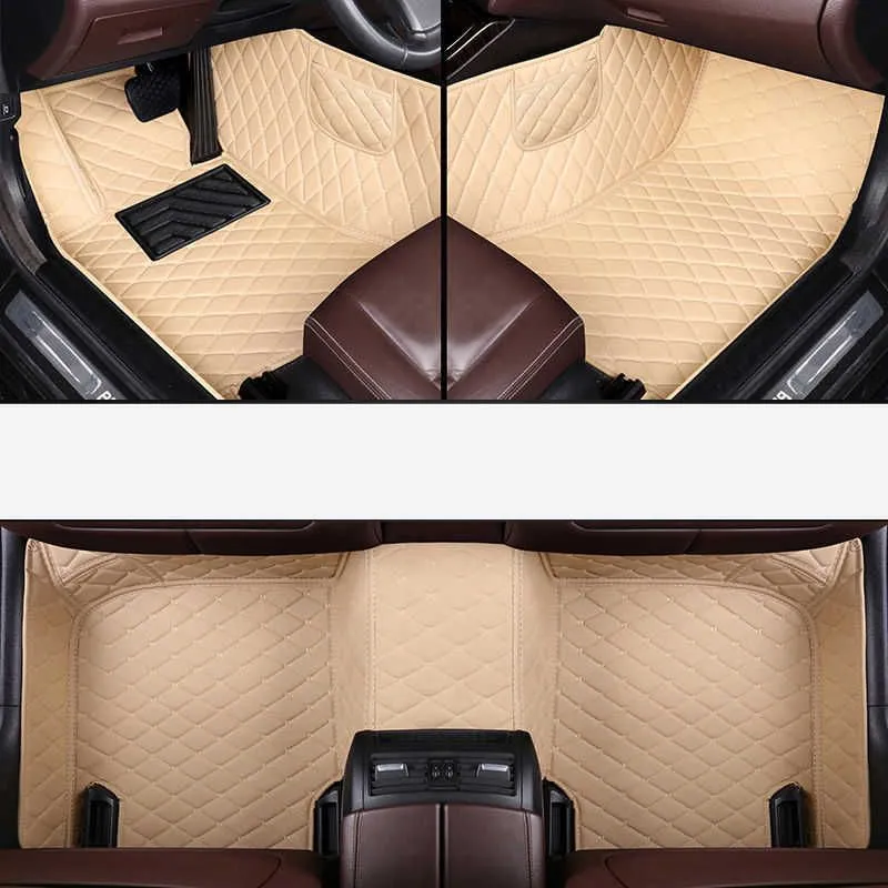 Floor Mats Carpets Leather car floor mat For audi a4 b8 b6 b7 avant a3 8p a5 sportback q2 q3 a7 q7 4l 100 c4 a6 4f c7 c5 rugs carpets accessories