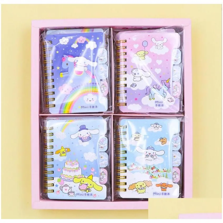 wholesale Cute 3 colors Kawaii Purple Melody Style notepad Student Daily Memos Learning MINI Notepads For kids Festival Gift School