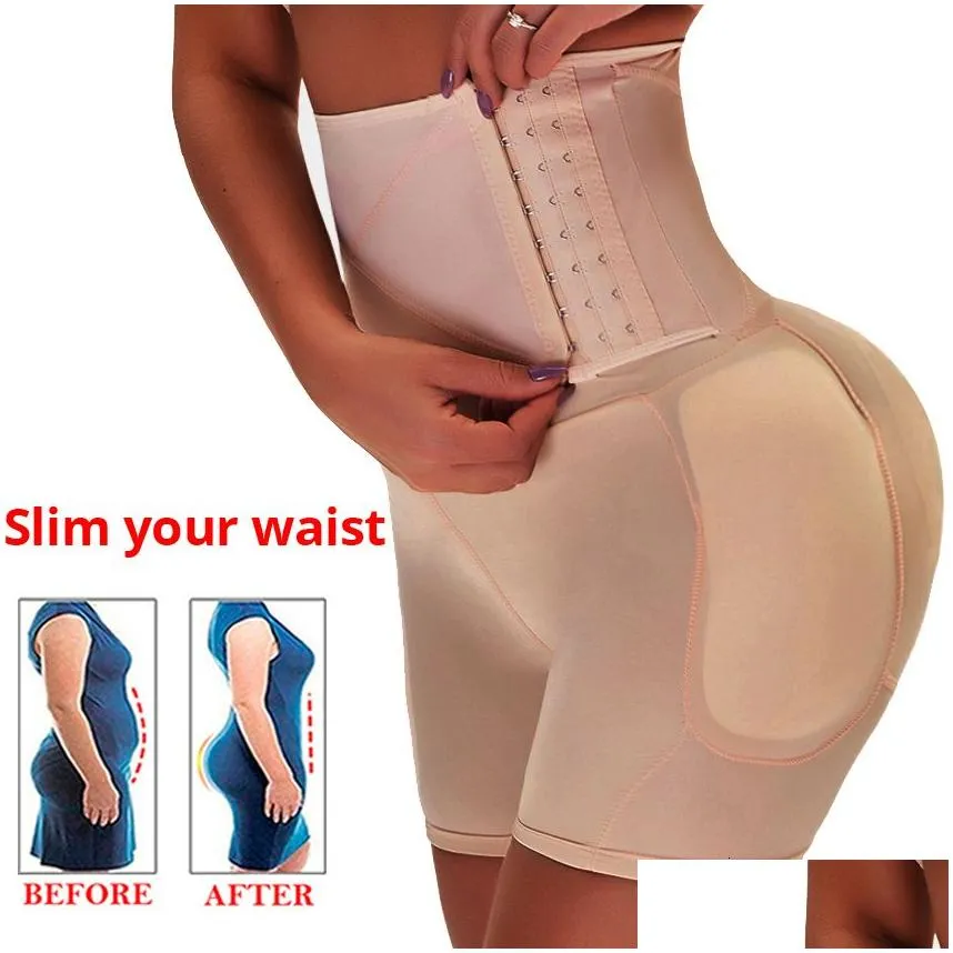 Waist Tummy Shaper CXZD High Waist Trainer Shape Body Abdominal Shape False Butt Hip Booster Boots Hip Pad Booster Boots 230406