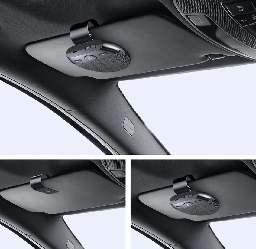SP11 Bluetooth Car kits Phone Sun Visor Hands Free Speakerphone with USB WIRELESS Handsfree kit Auto Power on