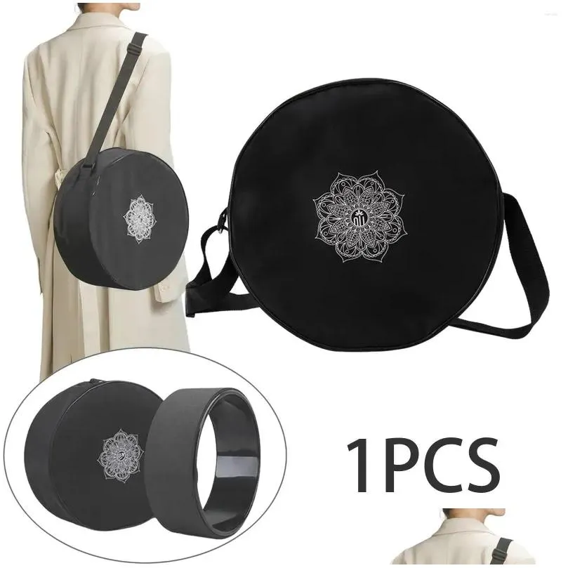Outdoor Bags Yoga Wheel Storage Bag Waterproof Pilates Roller Ring Stretch For Fitness Training Prop Accessory
