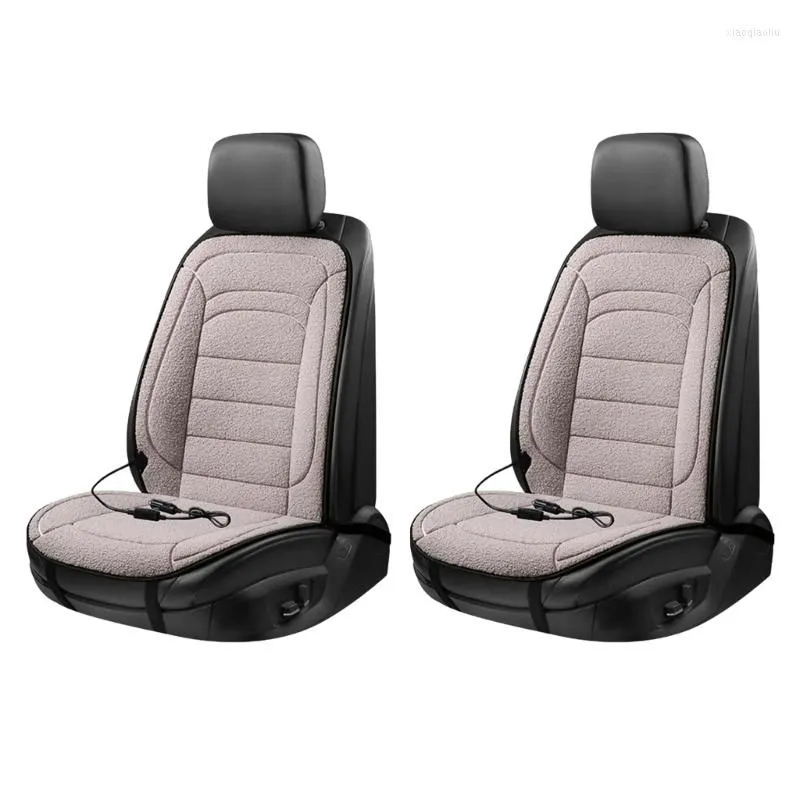 Car Seat Covers 12V Heated Cover Electric Heating Cushion Breathable Winter Warmer B36B