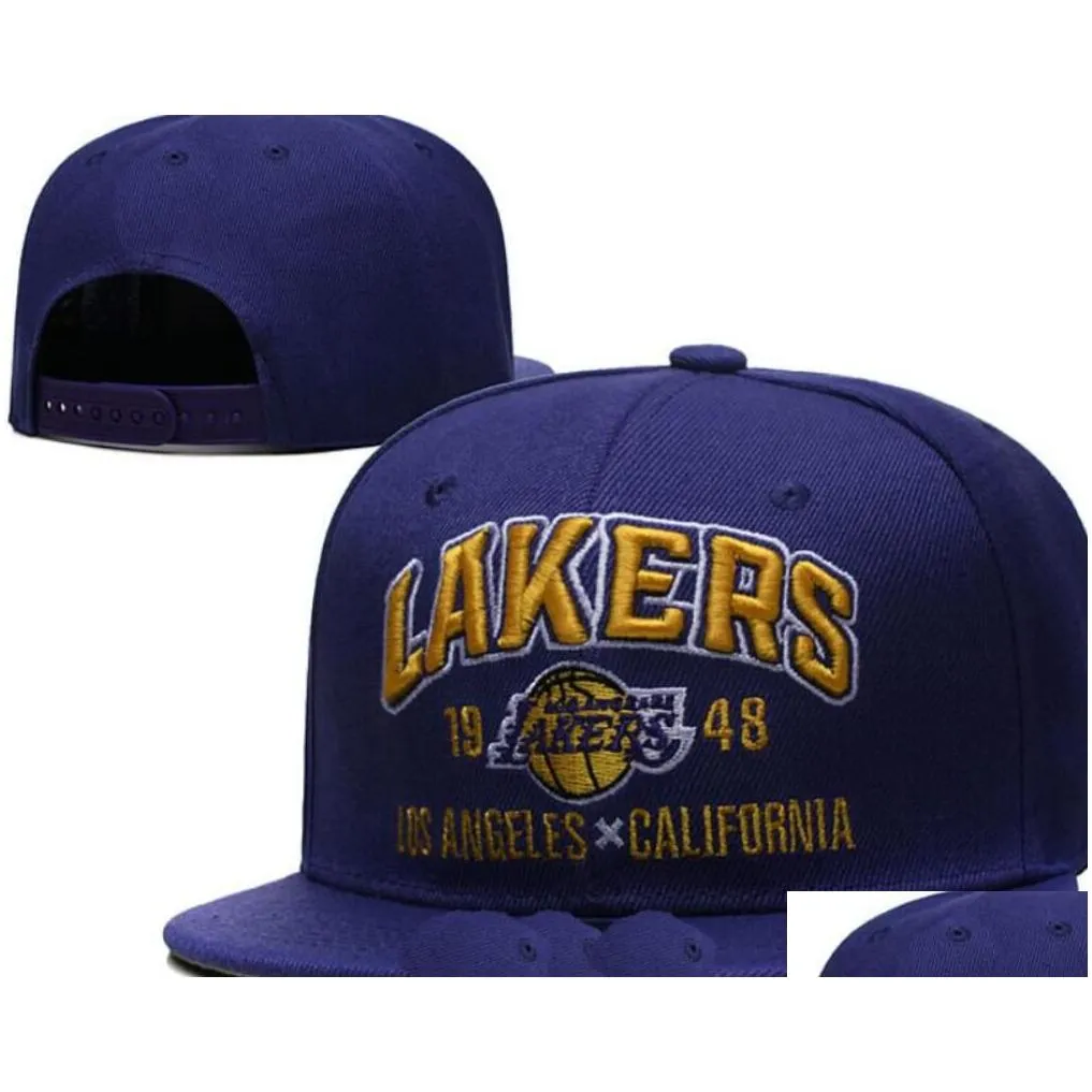 Fashion mens designer Lakers hat womens 22-23 Champions baseball cap 2023 Finals unisex sun hat bone`` embroidery wholesale Snapback Caps