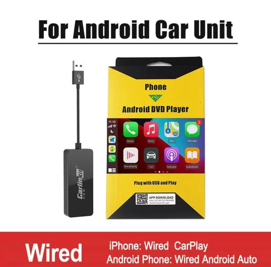 Carlinkit Wired & Wireless CarPlay Android Auto Dongle for Modify Android Screen Car Ariplay Smart Link