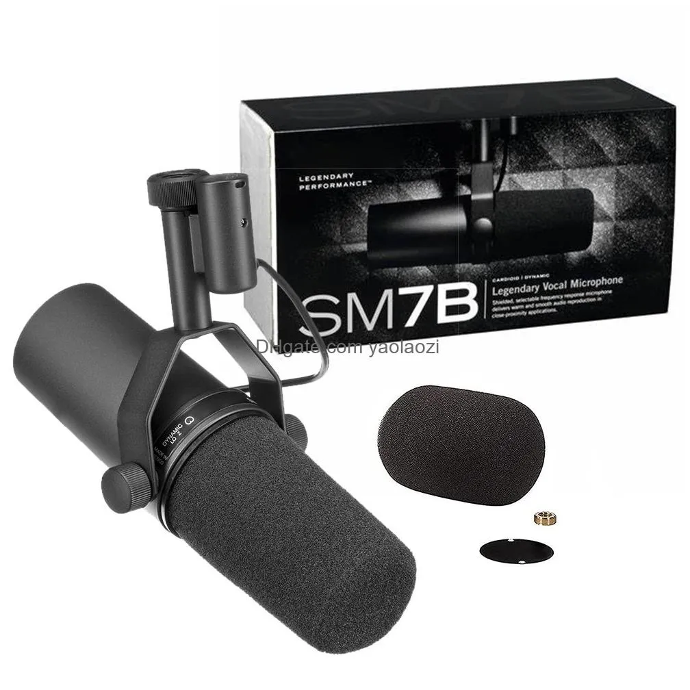 sm7b microphone professional mic dynamic vocal microphones for recording podcasting broadcasting