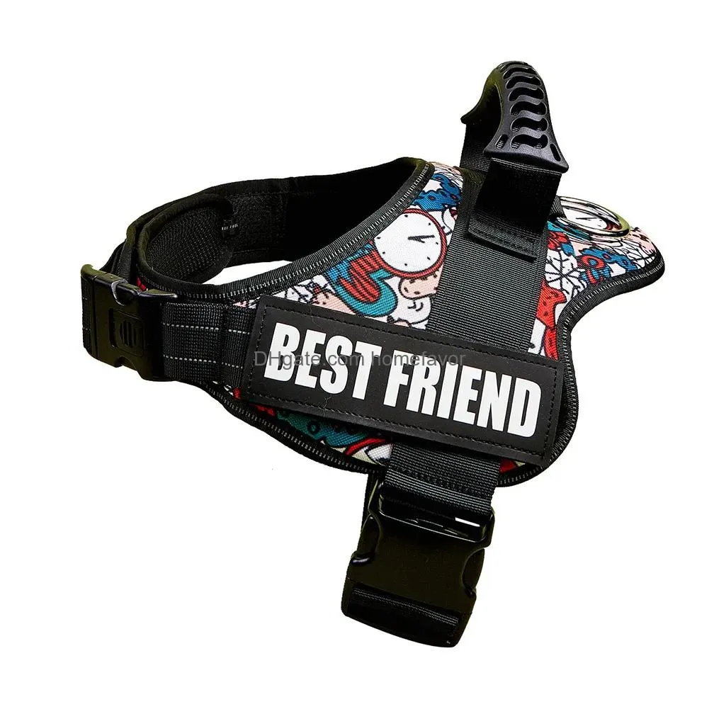 harnesses customizable for dog chest harness collar with handle fashion dog harness reflective vest for small medium large dog