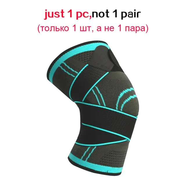 Protective Gear 1 Piece Of Sports Mens Compression Knee Brace Elastic Support Pads Fitness Equipment Volleyball Basketball Cycling