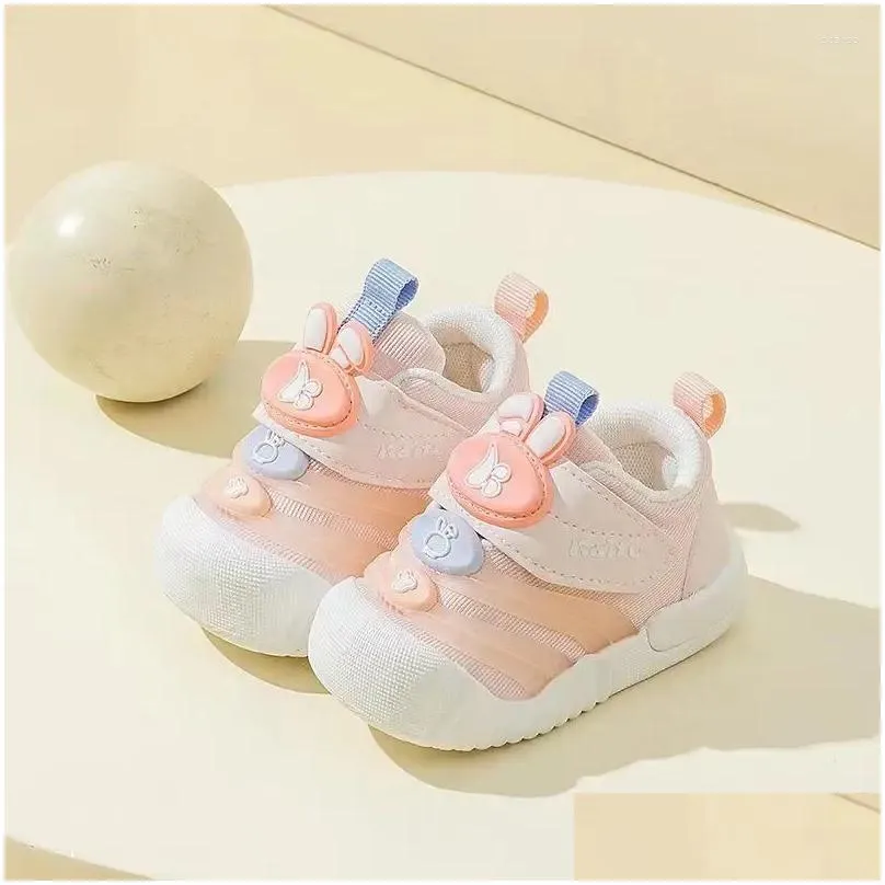 First Walkers Spring And Autumn 0-1-2 Years Old Baby`s Soft-soled Breathable Non-slip Children`s Shoes Baby Toddler