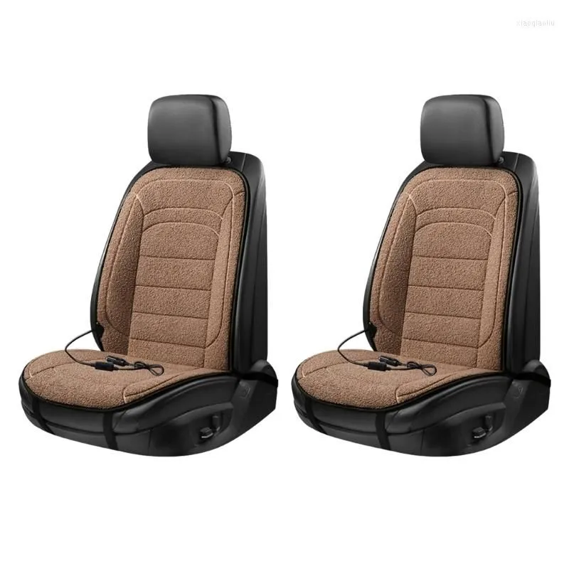 Car Seat Covers 12V Heated Cover Electric Heating Cushion Breathable Winter Warmer B36B