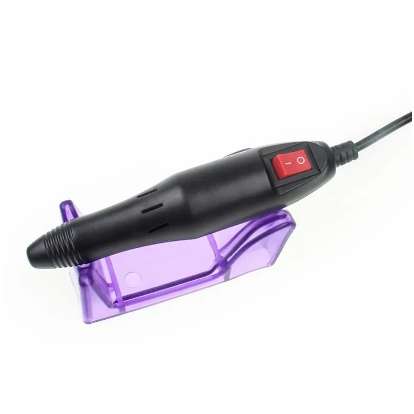 Electric Nail Drill Manicure Set File Grey Nail Pen Machine Set Kit With EU Plug Free Shipping