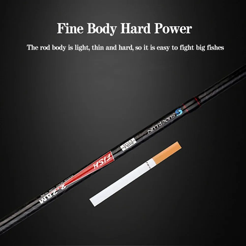 Rods Carbon Fishing Spinning Casting Rod 2.1m 2.28m 2.4m XH Power Portable Travel Rods For Freshwater Saltwater Lure Fishing Rod